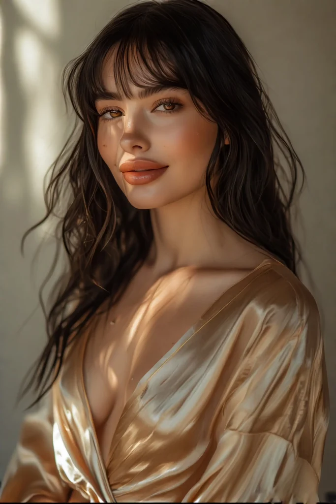 Coaching 2.0 A fabulous woman in a silk robe chats with her AI coach hologram while multitasking: journaling, doing yoga, canceling a toxic situationship, and posting “#glowup” selfies.
Keywords: AI coach, digital coaching, emotional intelligence, modern coaching, self-regulation
