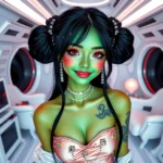 Space Girl Image