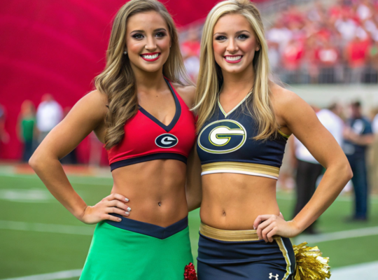 Notre Dame vs Georgia Cheerleaders