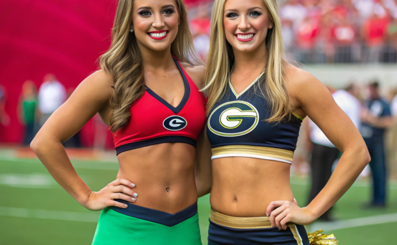 Notre Dame vs Georgia Cheerleaders