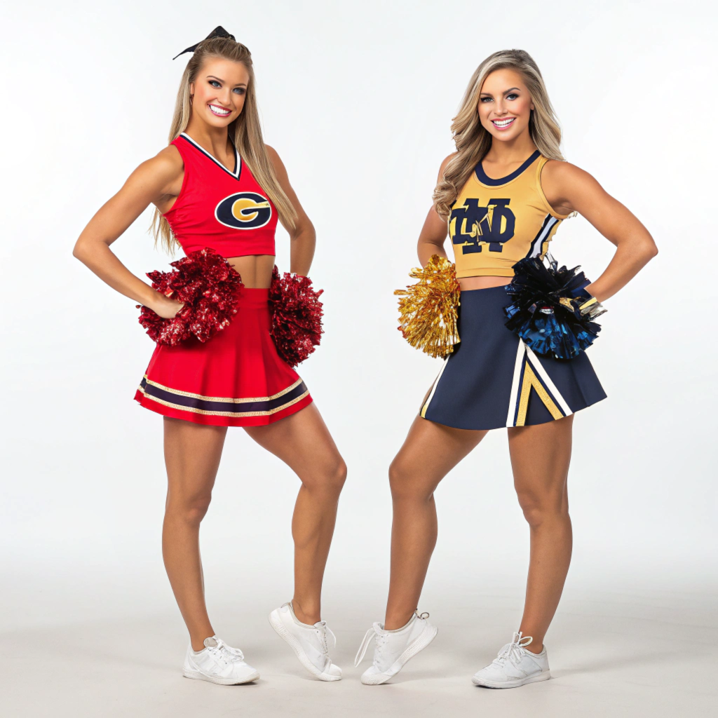 Notre Dame vs Georgia Cheerleaders