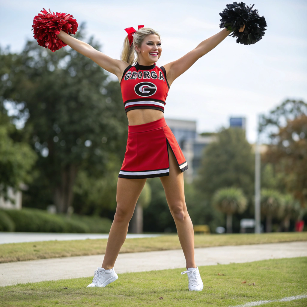 Notre Dame vs Georgia Cheerleaders