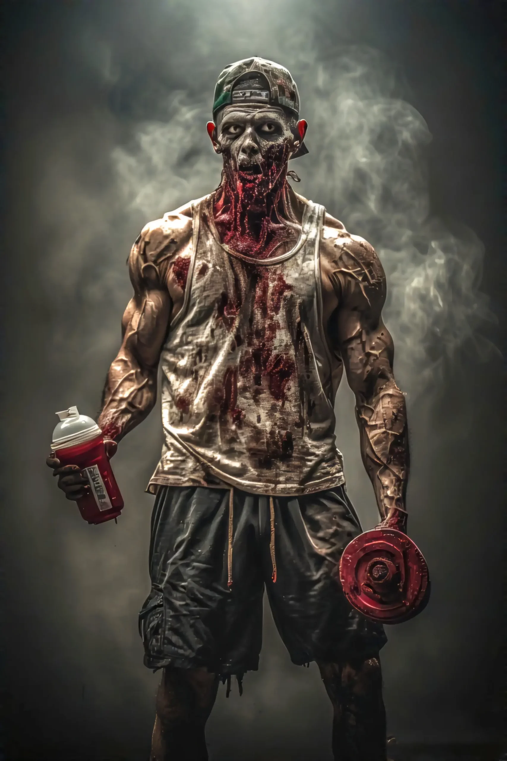 Zombies Chad Gym Bro Zombie