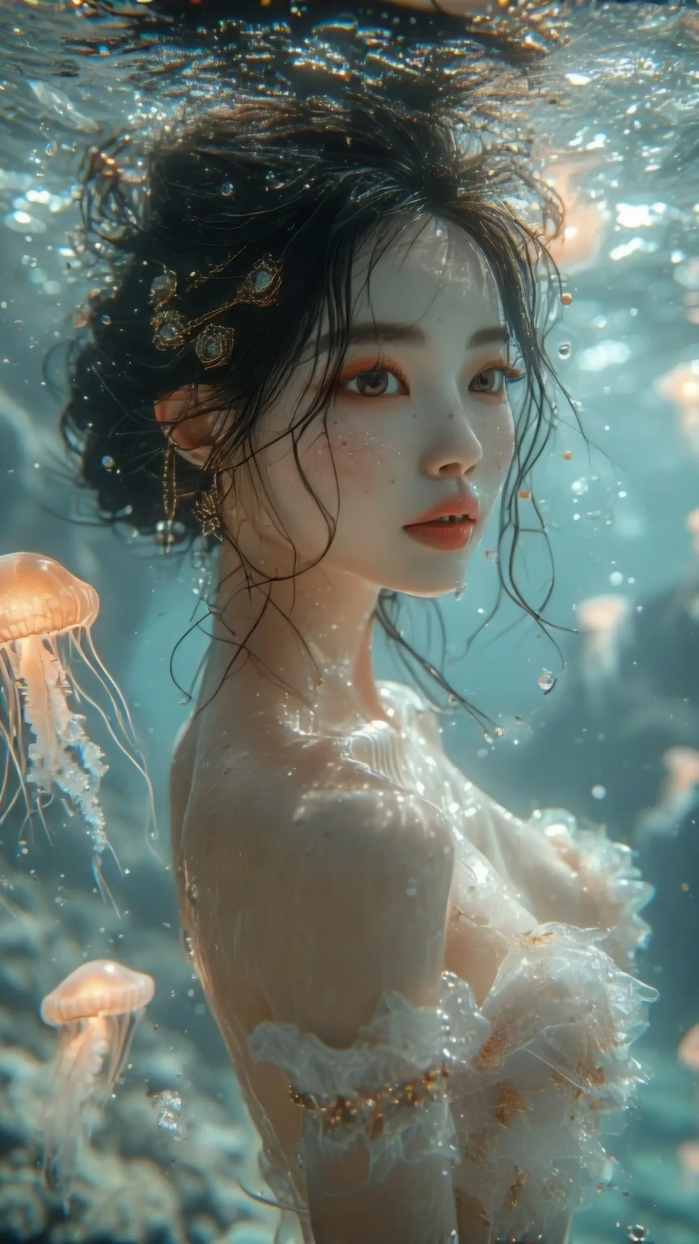 AI Art Lucid Dream Swimmer