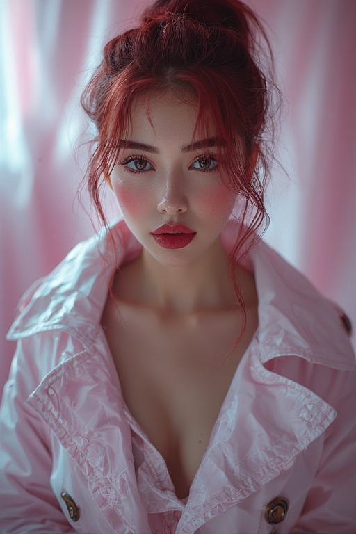 Latex gloves + trench coat = mystery.