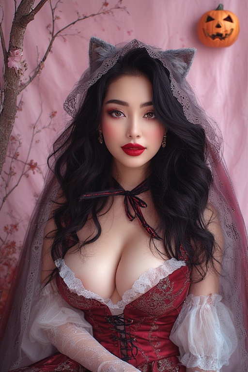 Little Red Riding Hood, but she ate the wolf.