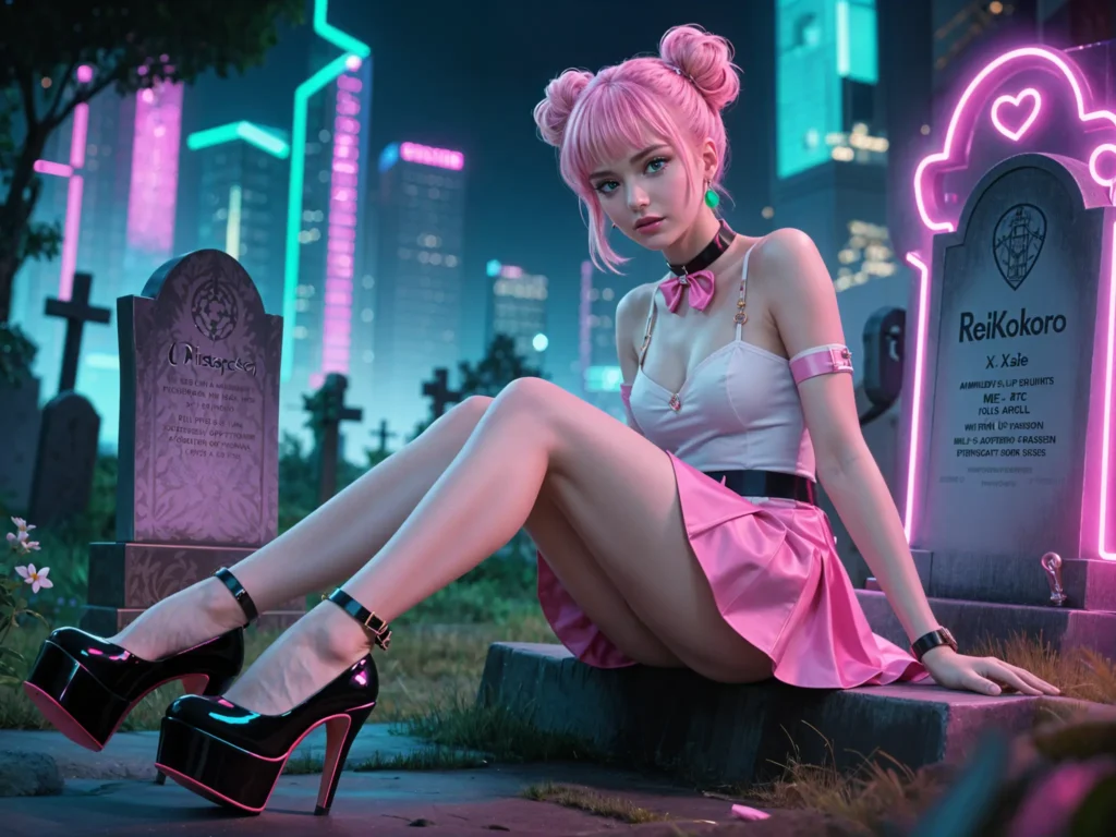 ReiKokoro Kinky Cemetery Short AI Sci-Fi Story