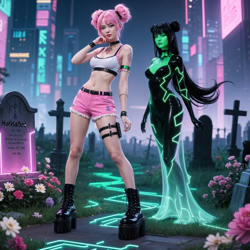 ReiKokoro Kinky Cemetery Hotpants Ghost Square 00