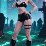 ReiKokoro Kinky Cemetery Hotpants Portrait 00 Science Fiction Story