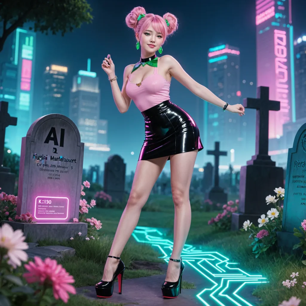 ReiKokoro Kinky Cemetery Miniskirt Latex Square