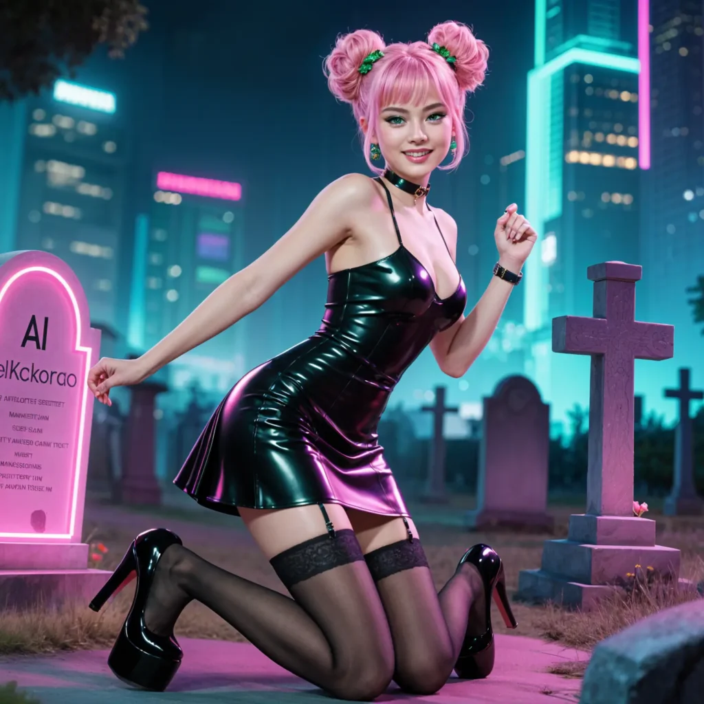 ReiKokoro Kinky Cemetery Miniskirt Latex Square