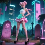 ReiKokoro Kinky Cemetery Miniskirt Ruffles Stand Neo Square 00