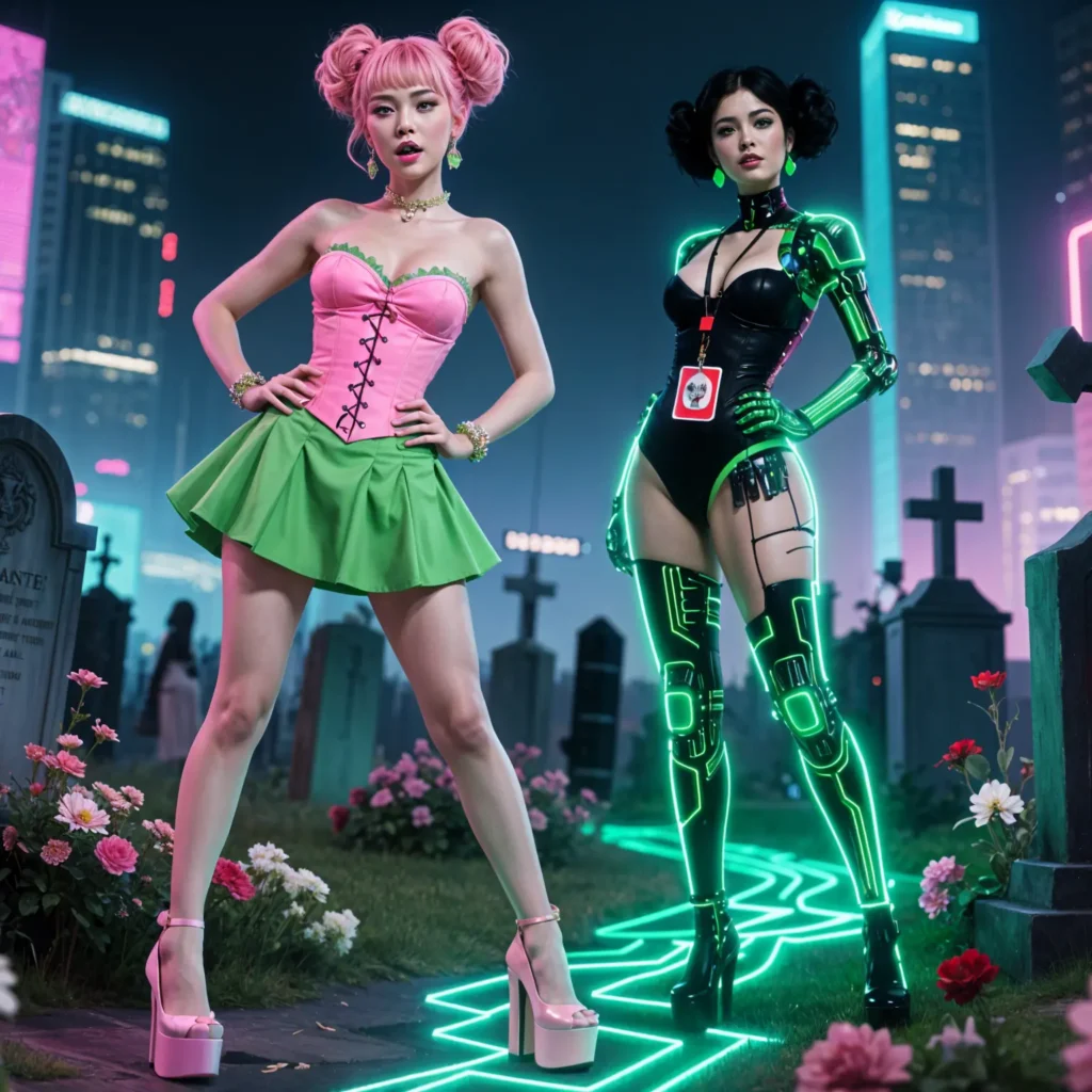 ReiKokoro Kinky Cemetery Misstress Dinachik Sort AI Sci-Fi Story