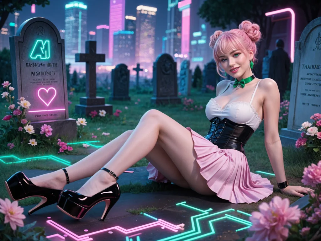 ReiKokoro Kinky Cemetery Short AI Sci-Fi Story
