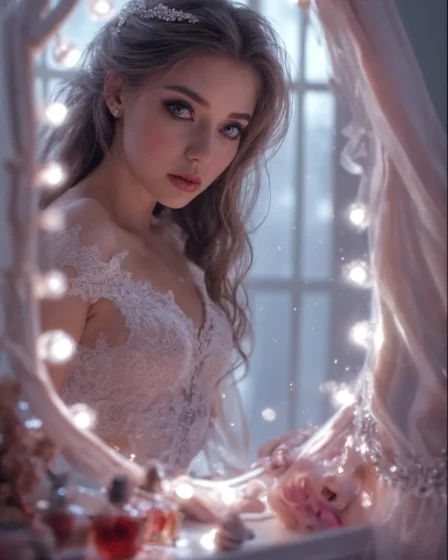 The Bride - Dinachik AI Short Science Fiction Story The Mirror The Bride The Mirror