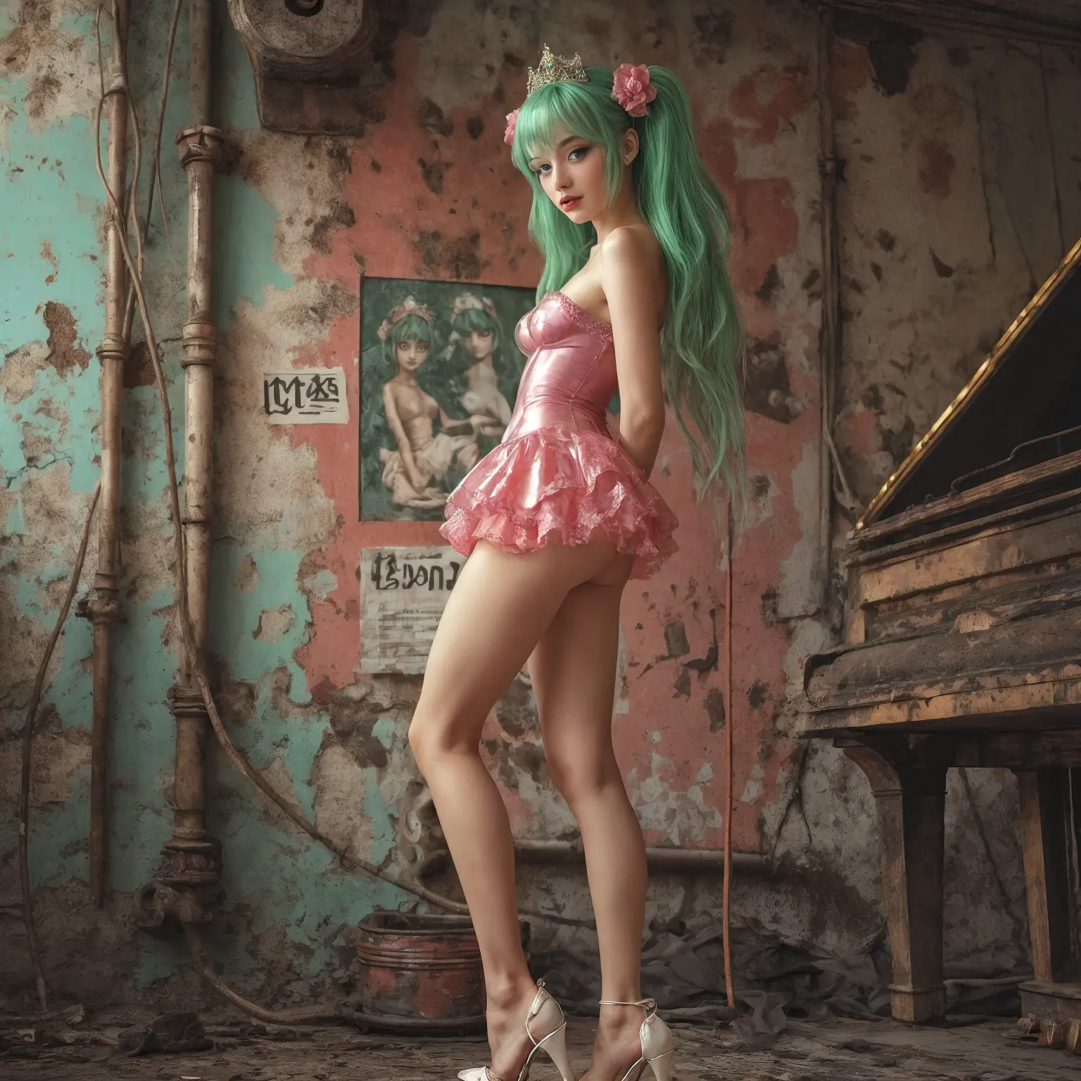 Binary Heart AI Music Love Romantic Erotic Art AI