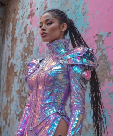 Sexy SCI FI Cosplay Holo Dress