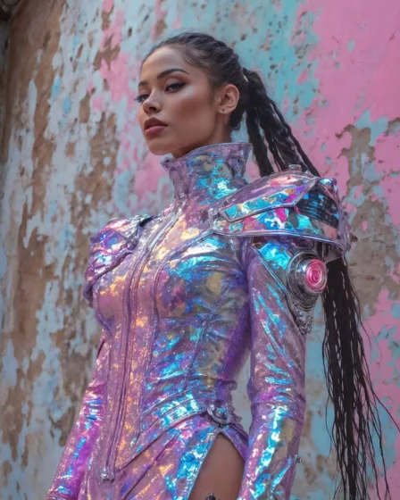 Sexy SCI FI Cosplay Holo Dress