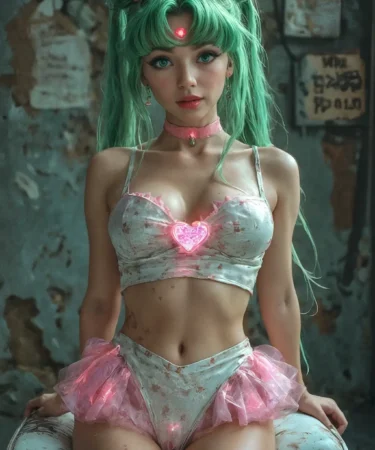 Mirai AI Model Sexy Sci FI Cosplay Sailor Moon with a Twist